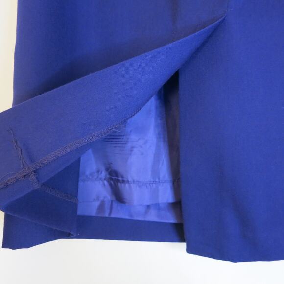 VINTAGE Terrazo Pencil Skirt Size 14 Women Polyester Preppy Academia Secretary - Picture 3 of 11